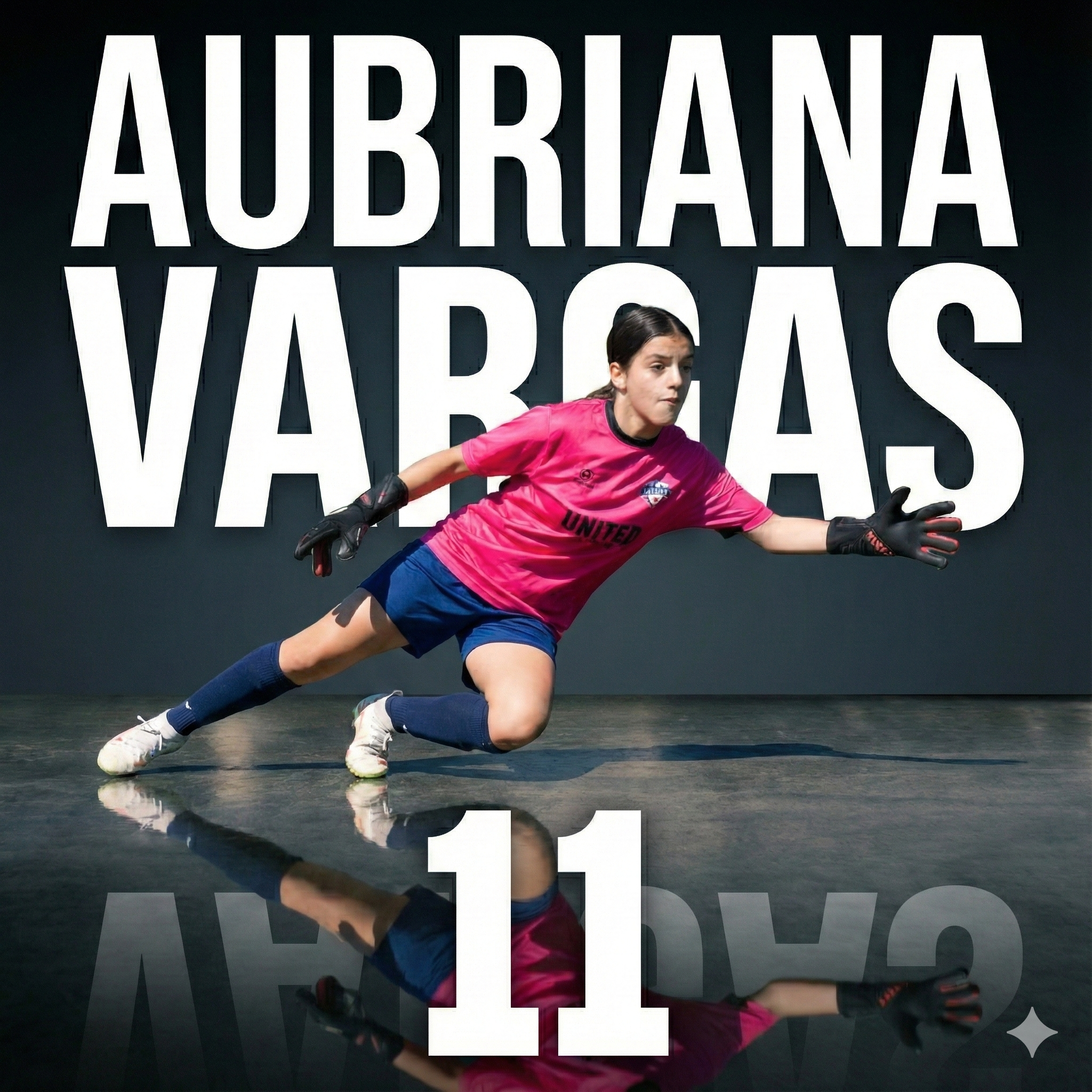 Aubriana Vargas in action